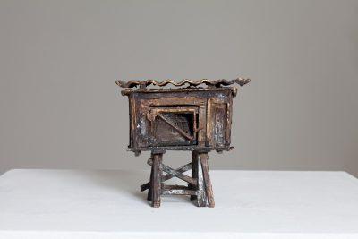Reiner Schlecker, Draussen im Innern der Welt 2, 2018, Bronze, Foto Johannes Seyerlein