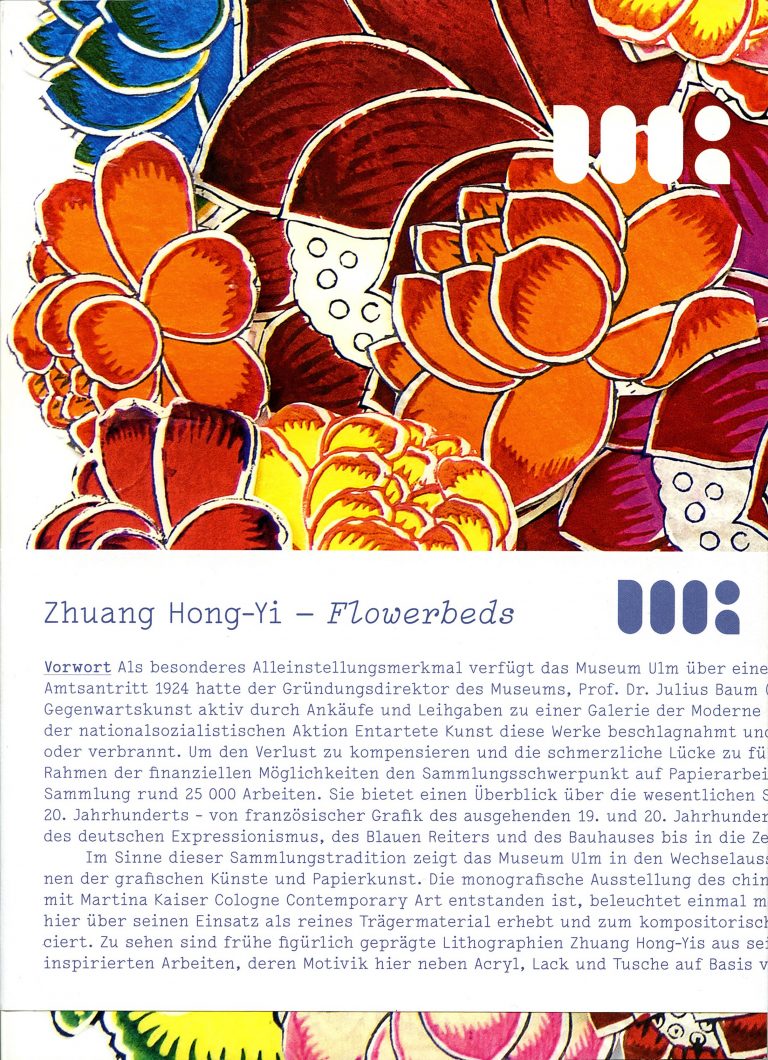 Zhuang Hong Yi - Flowerbeds, Ausstellungskatalog