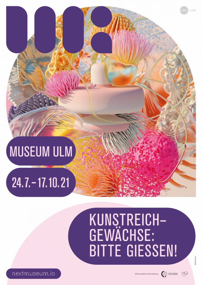 Ausstellungsplakat Kunstreichgewächse