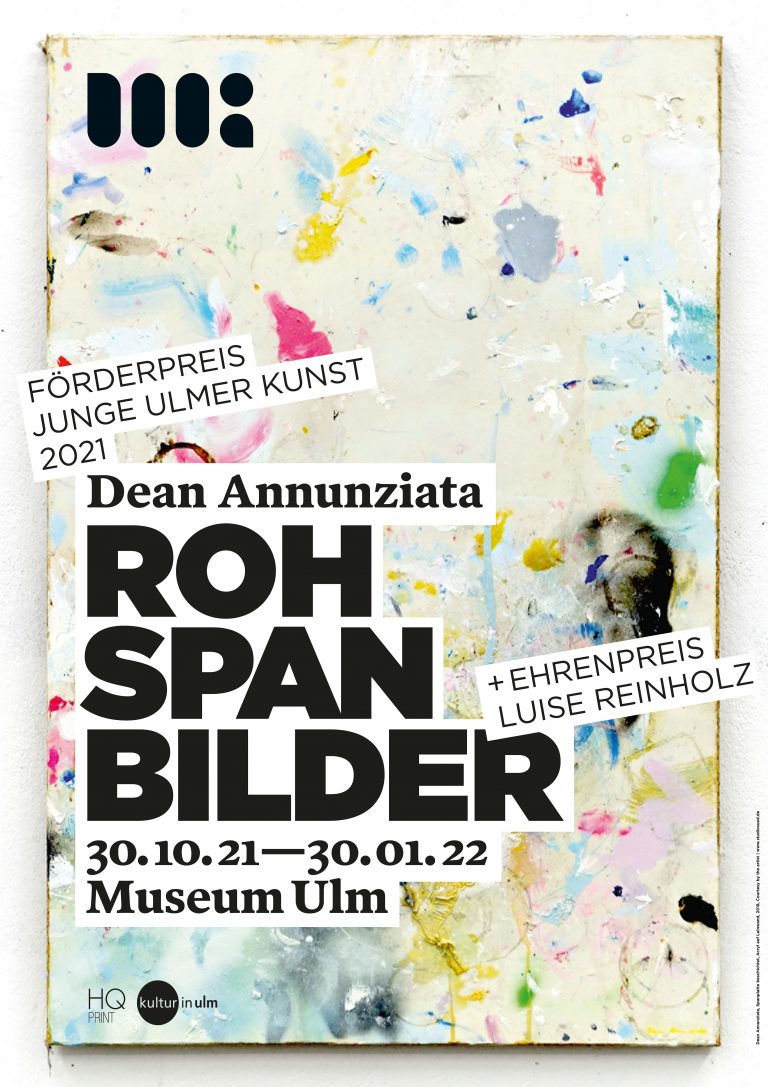 AUSSTELLUNGSPLAKAT FÖRDERPREIS JUNGE ULMER KUNST 2021