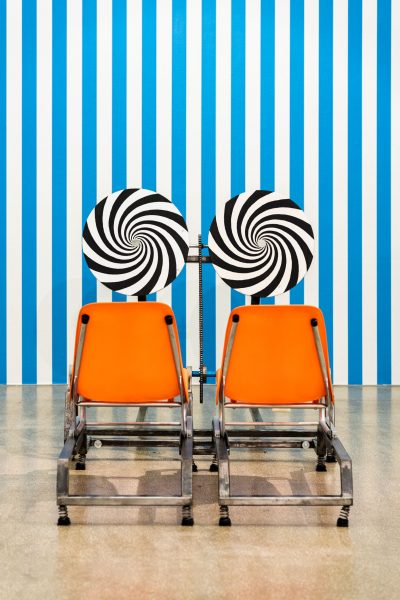 Brunner-Ritz, Zeitmaschine, 1995, Tretbootkonstruktion, Foto Oleg Kauz, (c) VG Bild-Kunst, Bonn 2021