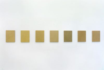 Dean Annunziata, Rohspanreihe, Acryl auf Leinwand, 2019-21, Courtesy by the artist