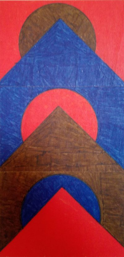 Luise Reinholz, Sonnenuntergänge, Druck auf Holz