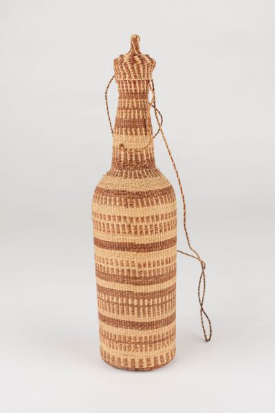 Braided bottle, Cameroon, around 1900, Heinrich Picht Collection © Museum Ulm, photo Oleg Kuchar