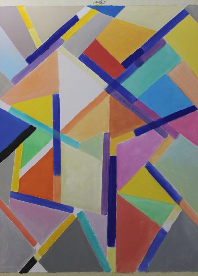Heinz Mack, Ohne Titel, 2014, Öl auf Leinwand, Museum Ulm, (c) VG Bild-Kunst, Bonn 2022