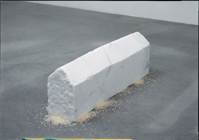 Wolfgang Laib, Reishaus, 1990, Marmor, Reis, Museum Ulm