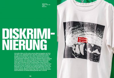 Ausstellungskatalog Protest! gestalten (Barbara Kruger), Museum Ulm, Gestaltung MüllerHocke GrafikDesign