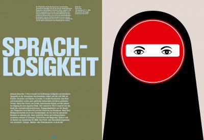 Ausstellungskatalog Protest! gestalten (Noma Bar), Museum Ulm, Gestaltung MüllerHocke GrafikDesign