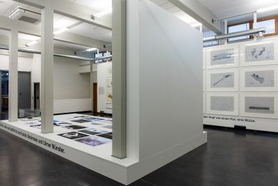 The exhibition "Hans Dieter Schaal. Ulm Minster meets Lake Constance", photograph by Oleg Kuchar © HfG-Archiv Museum Ulm