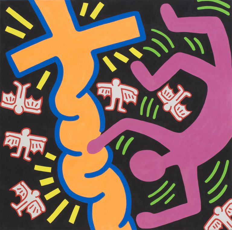 Keith Haring, Ohne Titel, 1984 © Keith Haring Foundation, Museum Ulm, Foto Oleg Kuchar Ulm